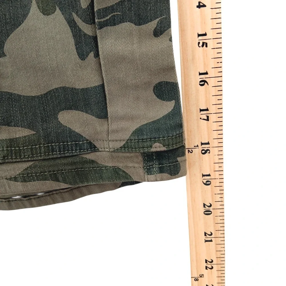 NEW Fashion Nova Shorts Womens 3X Inside Scoop Camo Cargo Cotton Stretch City 42
